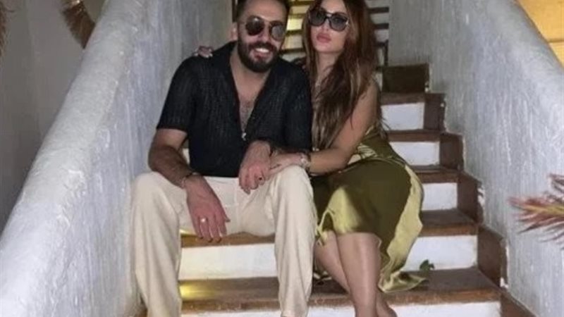 ندى الكامل وزوجها أحمد خالد