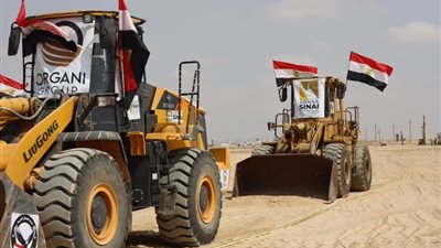 صور من مدينة السيسي، بعد قليل مؤتمر شعبى لتدشين المدينة فى سيناء