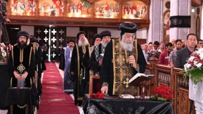 البابا تواضروس الثاني يترأس صلوات الجمعة العظيمة من العباسية غدًا