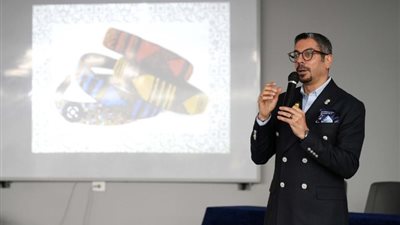 جامعة بدر تستضيف مصمم الأزياء محمد سامي