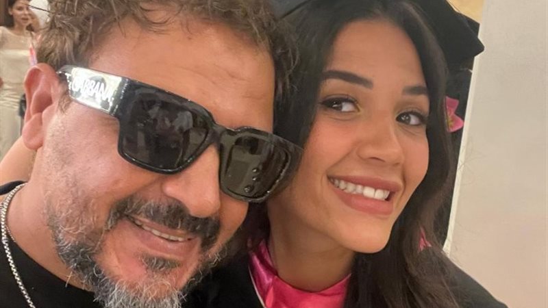 المطرب وليد سعد و ابنته لؤلؤة