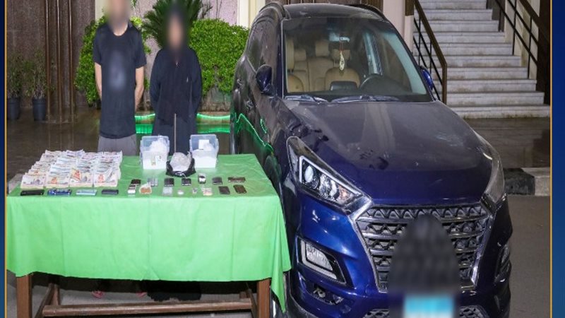 المضبوطات والمتهمين
