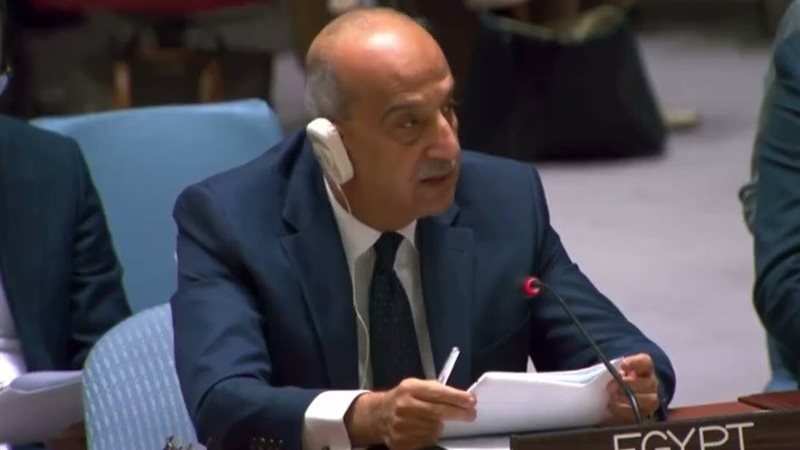 السفير أسامة عبدالخالق ممثل مصر لدى الأمم المتحدة