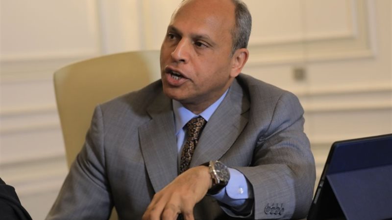المستشار رضا صقر رئيس حزب الاتحاد
