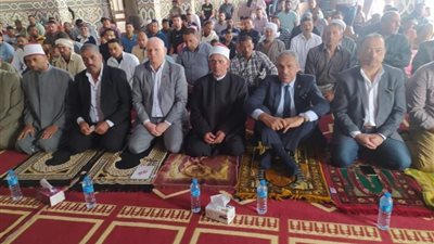 بحضور قيادات أوقاف دمياط، افتتاح مسجد فاطمة الزهراء بمنطقة الرسوة بفارسكور
