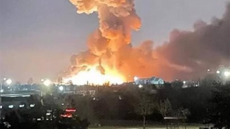 انفجارات قوية في أنحاء متفرقة بمدينة رفح الفلسطينية