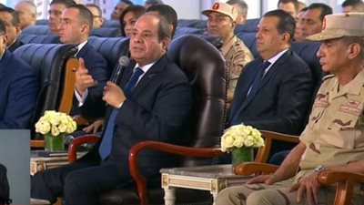 الرئيس السيسي: نحقق الاستفادة من كل نقطة مياه لصالح الزراعة