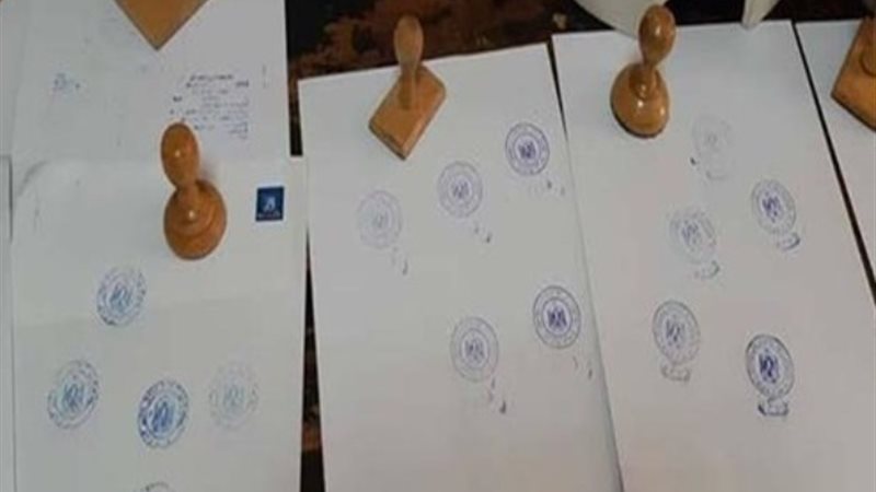 تزوير محررات رسمية