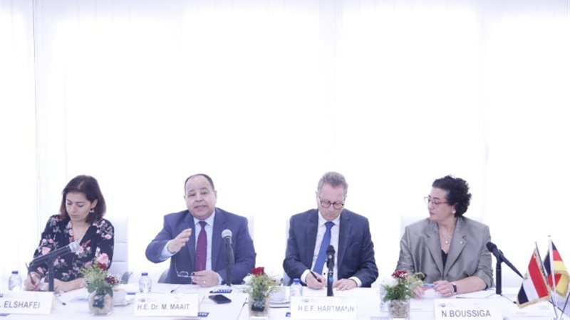 جانب من مشاركة وزير المالية بالملتقى المصري الألماني