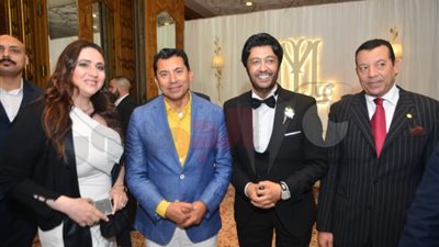 وزير الشباب ونجوم الفن فى حفل زفاف ليلى سامح يسرى (صور)