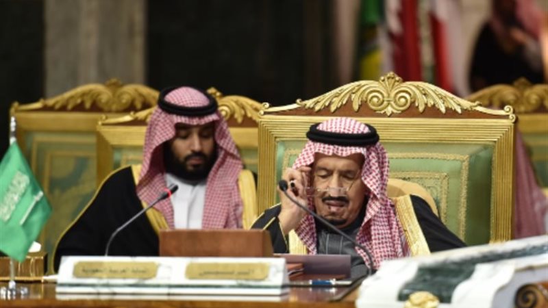 الملك سلمان وولي عهده الأمير محمد