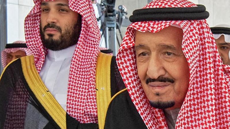 ولي العهد السعودي والملك سلمان