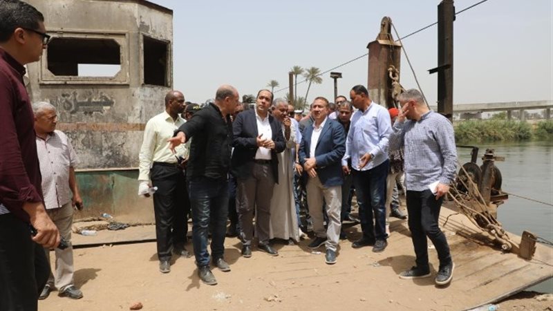 موقع حادث غرق ميكروباص معدية أبو غالب