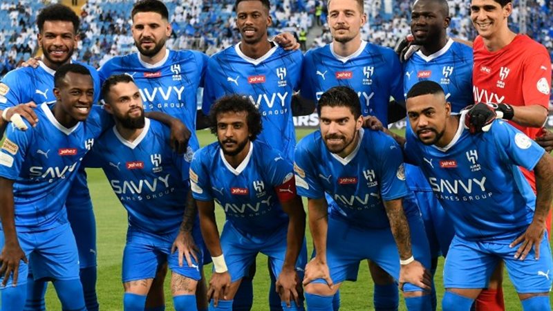 لاعبو الهلال السعودي