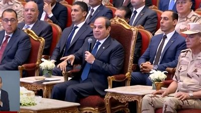 الرئيس السيسي: عاوز أكبر إنتاج بأقل مياه وأصغر مساحة أرض