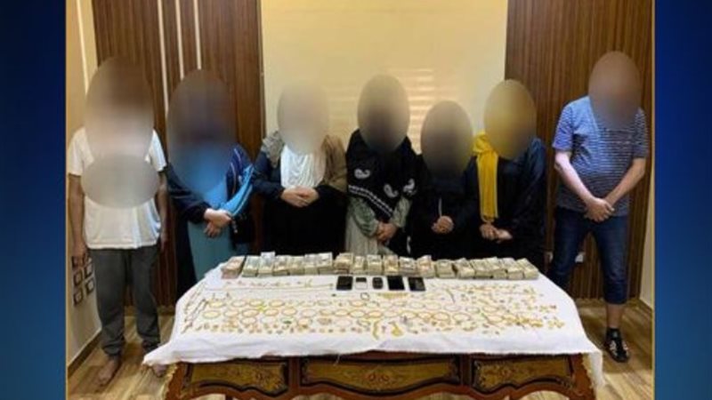 المتهمين والمضبوطات