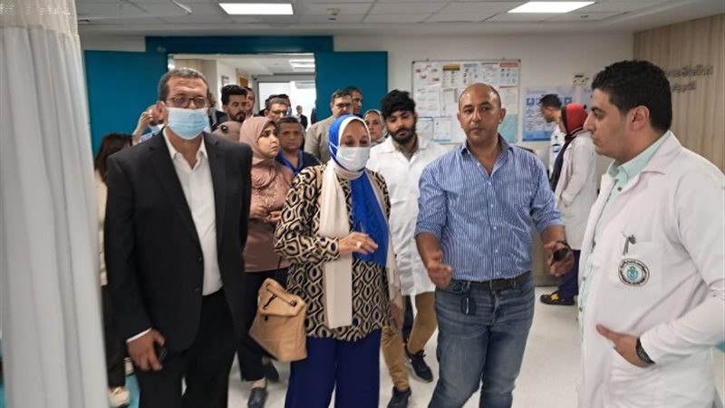وفد لجنة الشؤون الصحية بمجلس النواب
