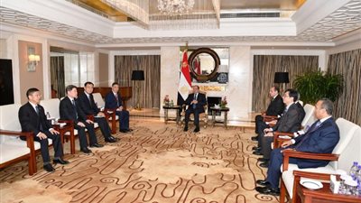 الرئيس السيسي يؤكد حرص مصر على زيادة الاستثمارات الصينية