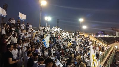 رابطة مشجعي ريال مدريد تحتشد بنادي السكة لمشاهدة نهائي دوري أبطال أوروبا