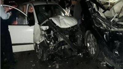 إصابة 4 أشخاص في حادث تصادم بطريق الإسكندرية الصحراوي