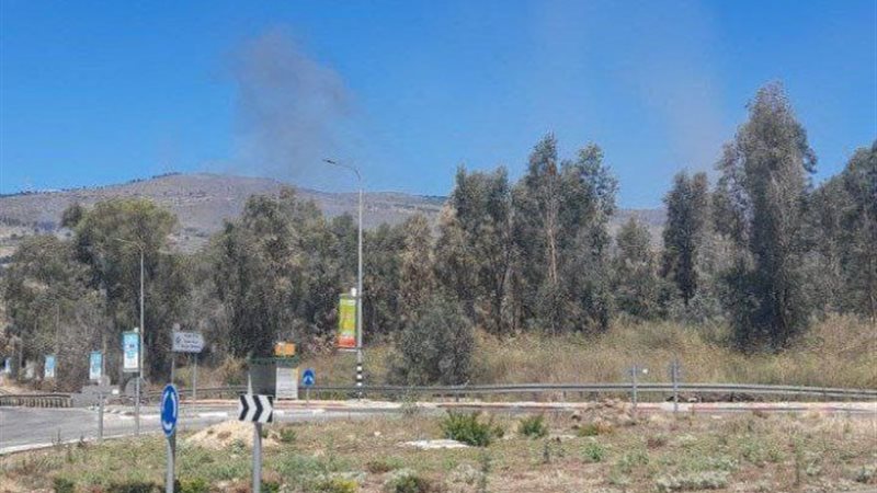 سقوط صاروخ في مقر قيادة اللواء الشرقي في مستعمرة كريات شمون