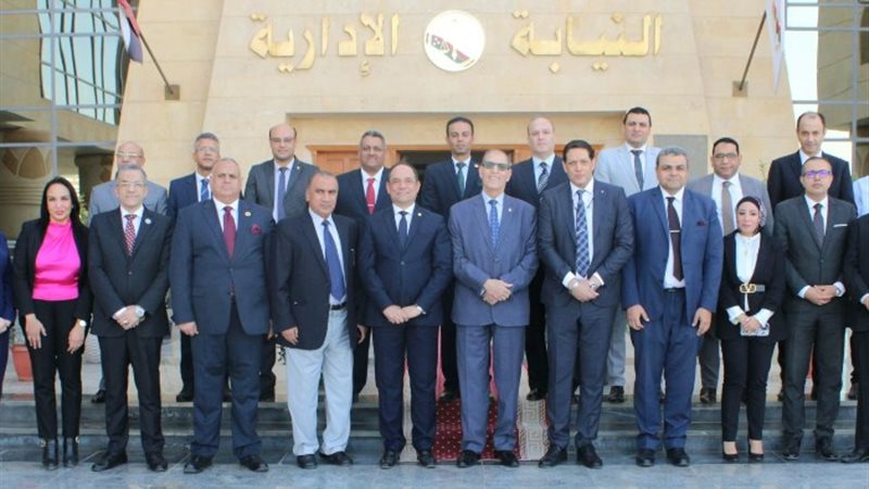تكريم مستشارين النيابة الإدارية