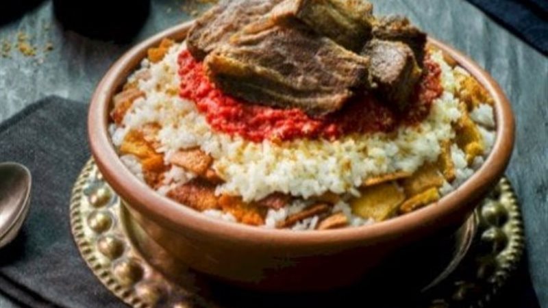 طبق فتة مصرية