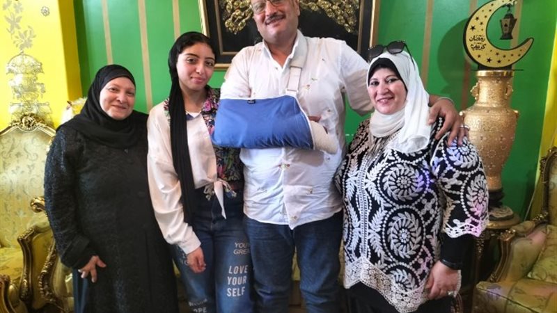 الطالبة نورسين وأسرتها