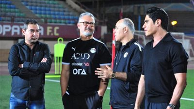 أبو هشيمة يؤازر منتخب مصر الأوليمبي قبل وديتي كوت ديفوار