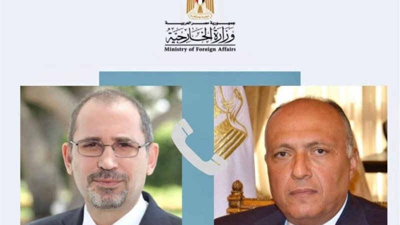 وزيرا خارجية مصر والأردن