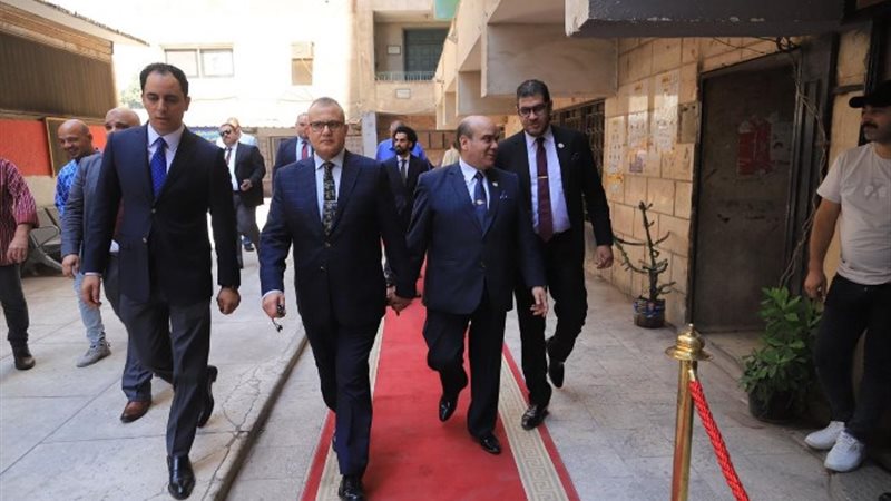 جانب من افتتاح فروع توثيق السيدة زينب والخليفة