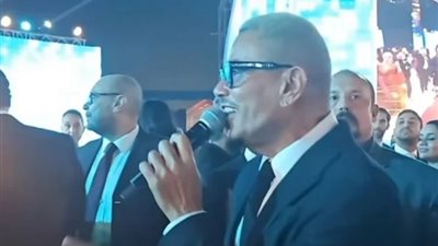 عمرو دياب يحي حفل زفاف ابنة المنتج محمد السعدي