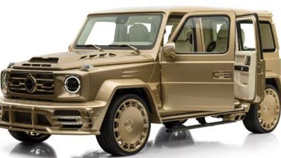 فخامة ملكية، مرسيدس AMG G63 تُغطى بذهب عيار 24 (صور)