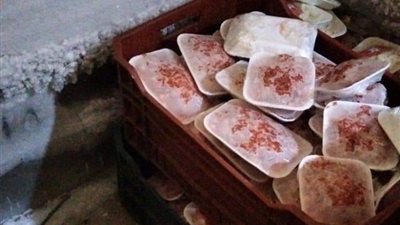 ضبط 60 كيلو لحم مفروم وكبدة مجهول المصدر بدمياط