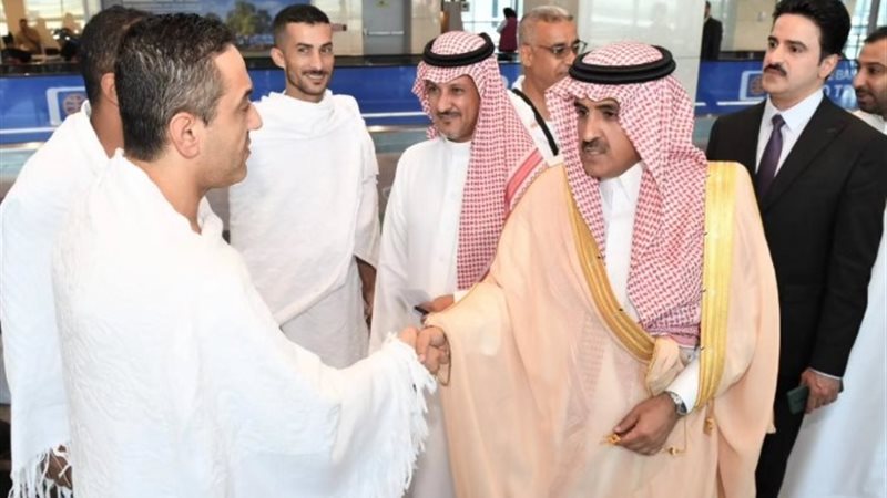 الحجاج الفلسطينيون من ذوي الشهداء والمصابين