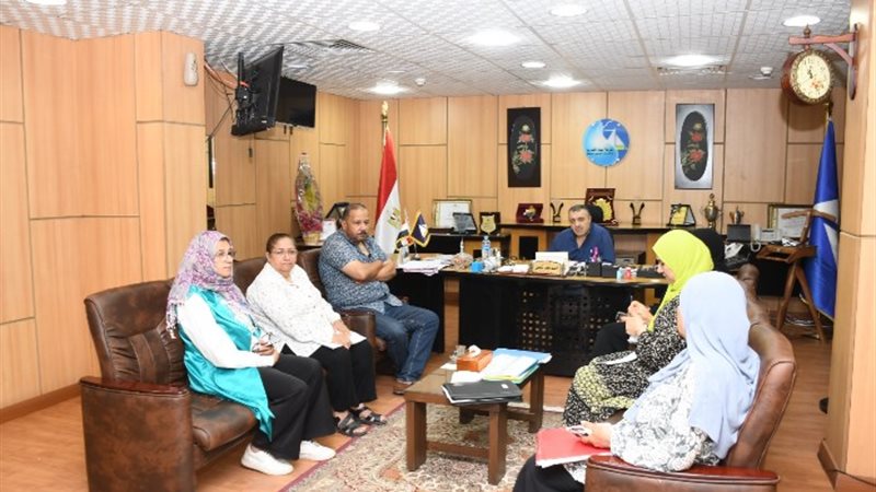 اجتماع مجلس إدارة شركة مياه الشرب بدمياط