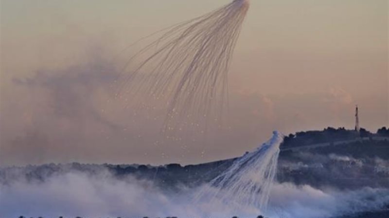 صورة أرشيفية_قذائف فوسفورية