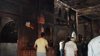 النيابة تعاين حريق حضانة أطفال في محافظة المنيا