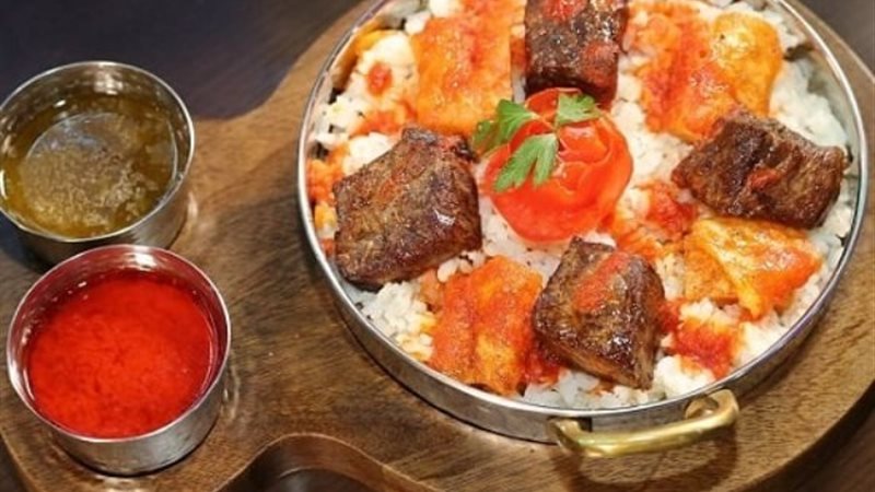 طريقة عمل الفتة باللحمة
