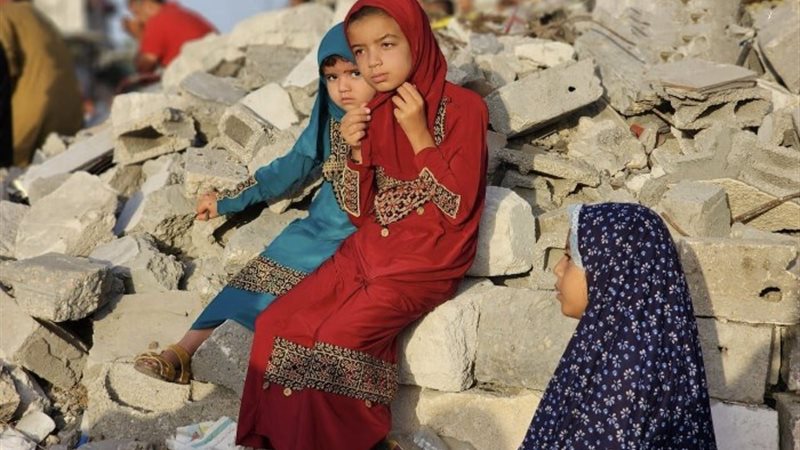 أطفال غزة في عيد الأضحى المبارك