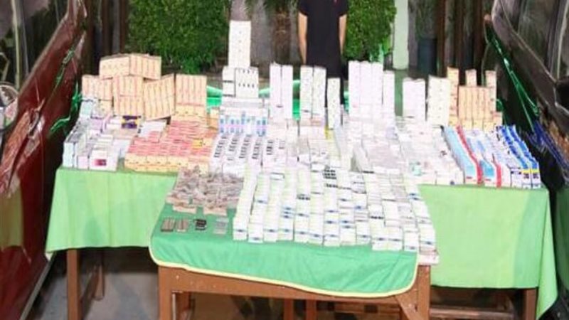 المتهم والمضبوطات
