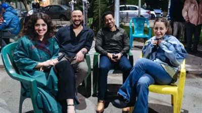 الصور الأولى من كواليس فيلم «الهوى سلطان» بطولة أحمد داود ومنة شلبي