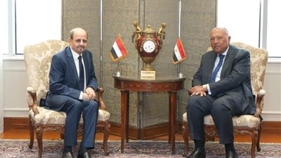 شكري يؤكد لنظيره اليمني دعم مصر للتوصل لحل سياسي شامل للأزمة في صنعاء