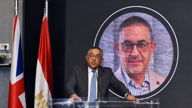 حسام هيبة أثناء فعاليات المنتدى