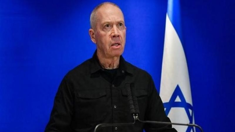 وزير الحرب في حكومة الاحتلال يوآف جالانت