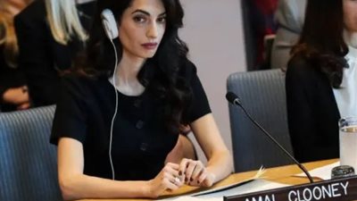 «غزو لاهاي» يضع أمل كلوني في مرمى نيران أمريكا وحلفائها