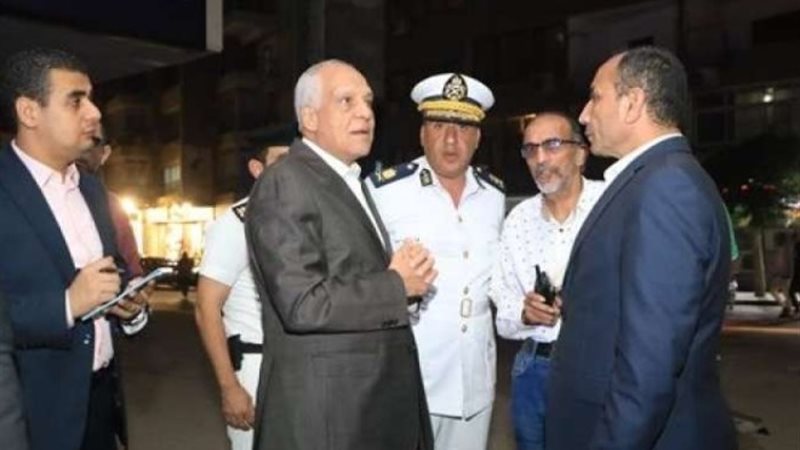محافظ الجيزة يتفقد الشوارع_ أرشيفية