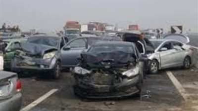 مصرع شخصين وإصابة 3 بحادث تصادم بطريق مصر إسكندرية
