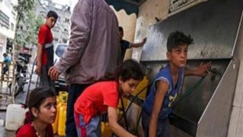 الاحتلال يقطع الماء- أرشيفية