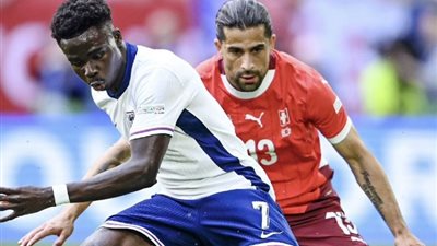 انتهاء الشوط الأول بالتعادل السلبي بين إنجلترا وسويسرا في يورو 2024